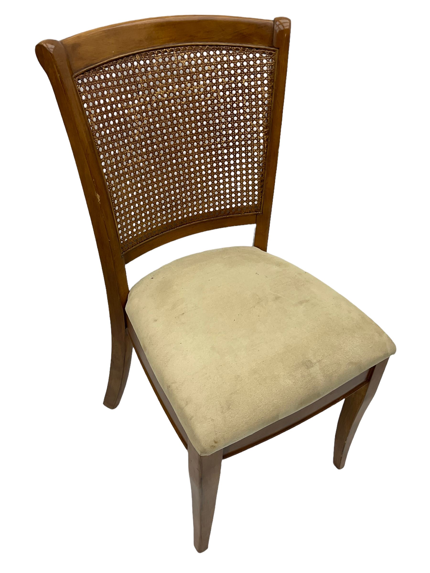 Eight various walnut dining chairs - Image 2 of 3