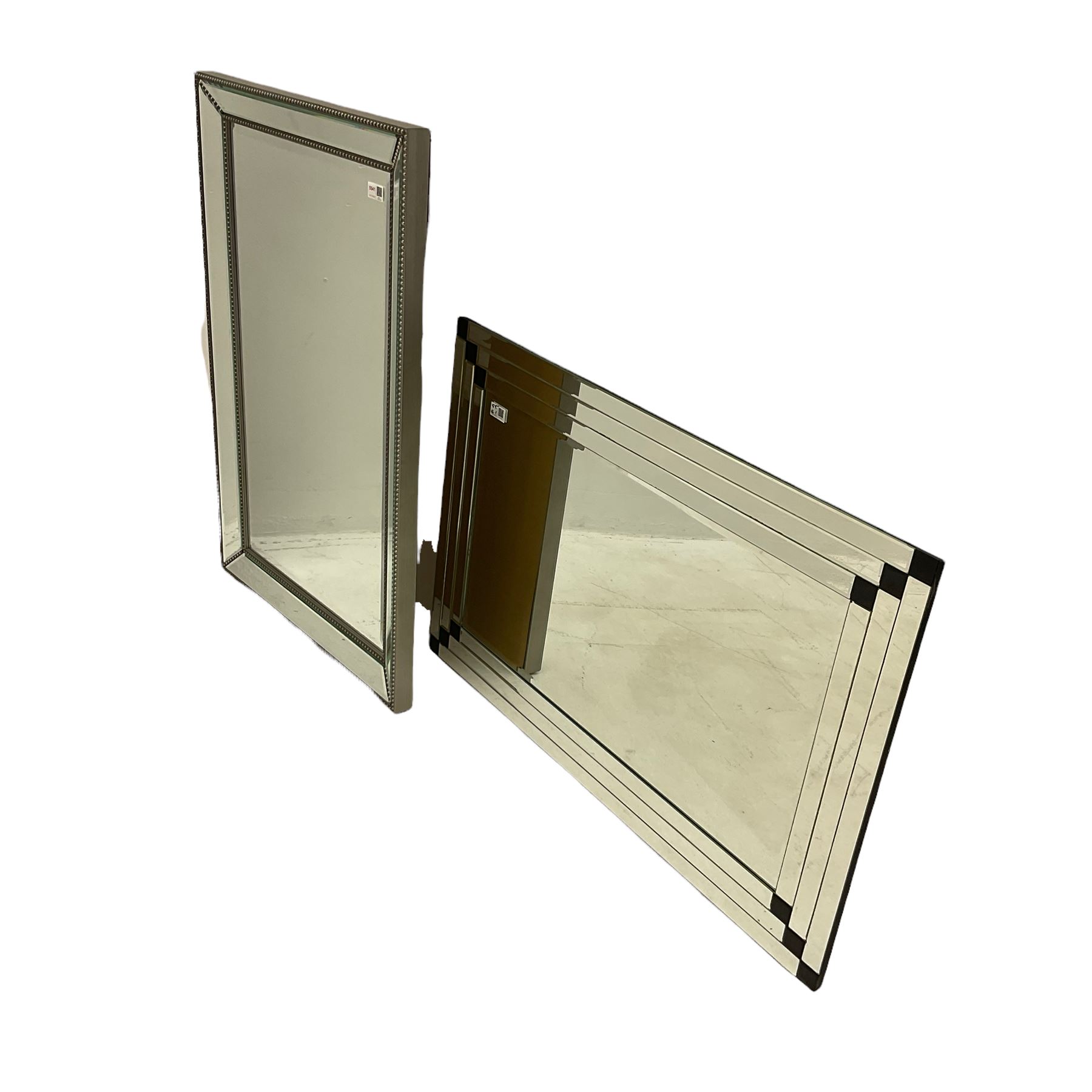 Rectangular frameless wall mirror (61cm x 92cm) - Image 2 of 2