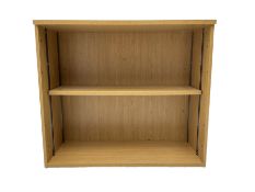 Oak finish office bookcase