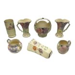 Collection of 1930s Art Deco Arthur Wood ceramics