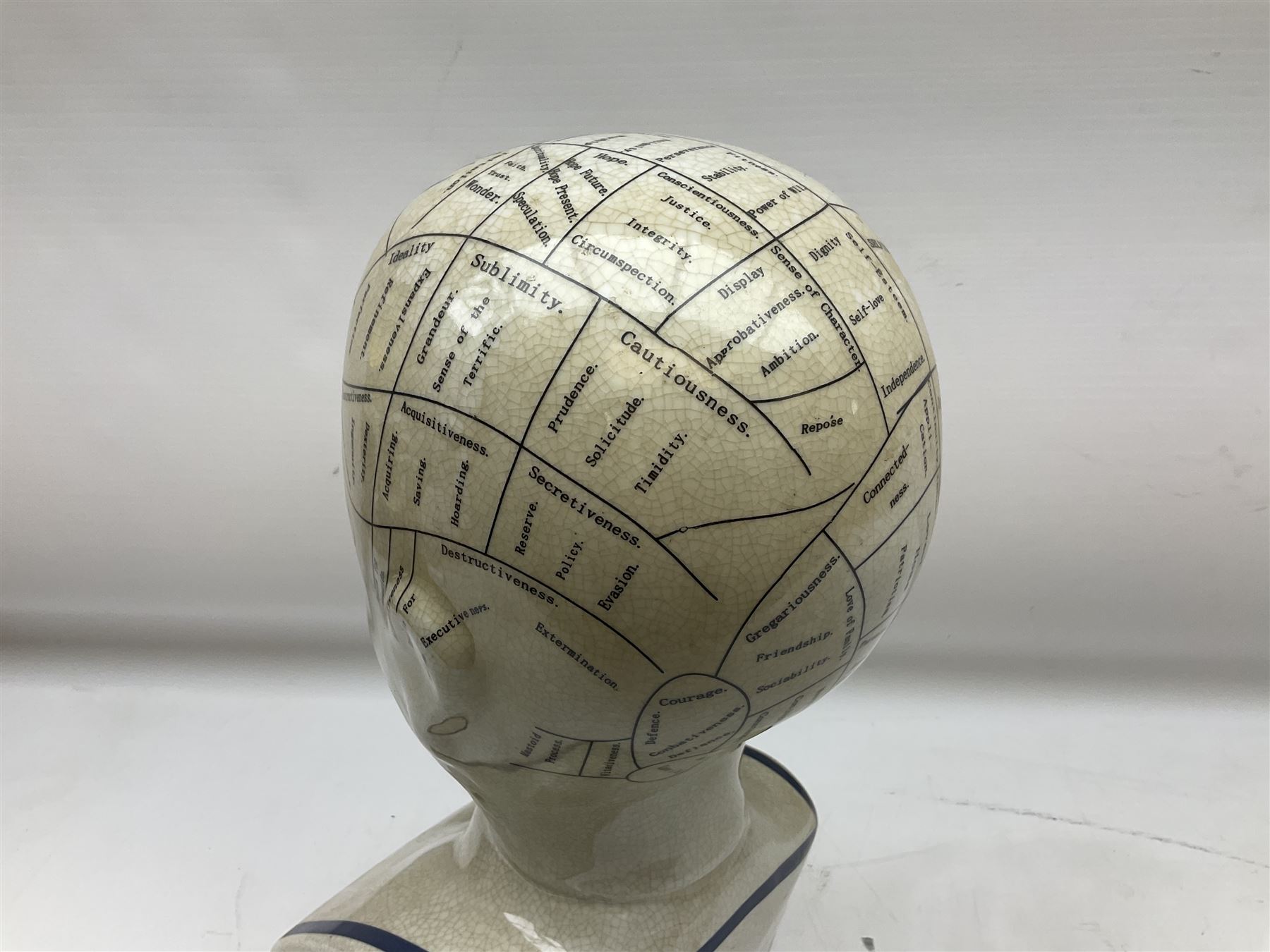 Phrenology head by L.N. Fowler - Image 3 of 6