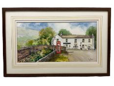 Percy Hope (Yorkshire Contemporary): 'Racehorses Hotel Kettlewell'
