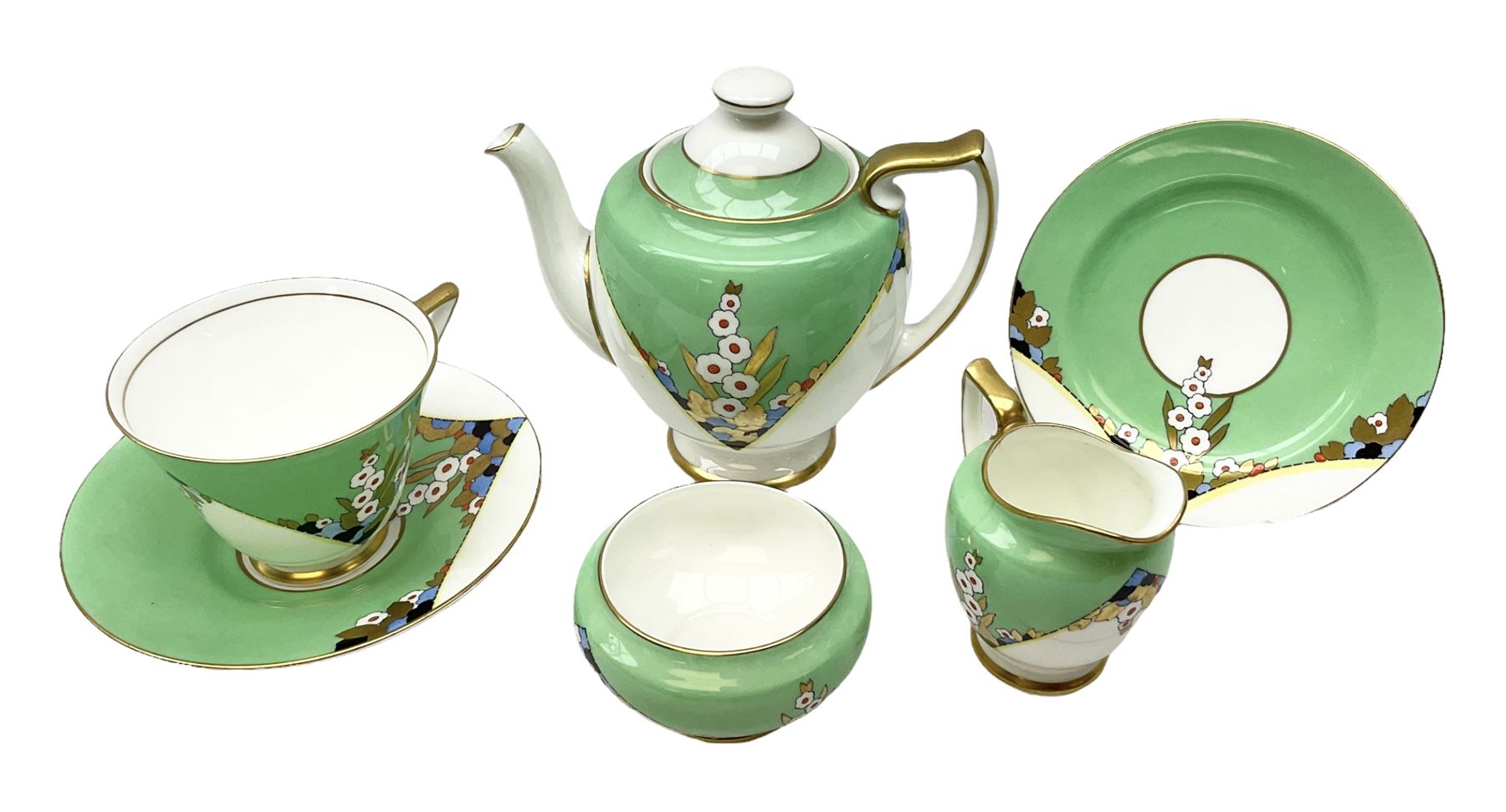 Royal Doulton Leonora pattern tea wares