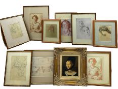 Large collection portrait prints (10)
