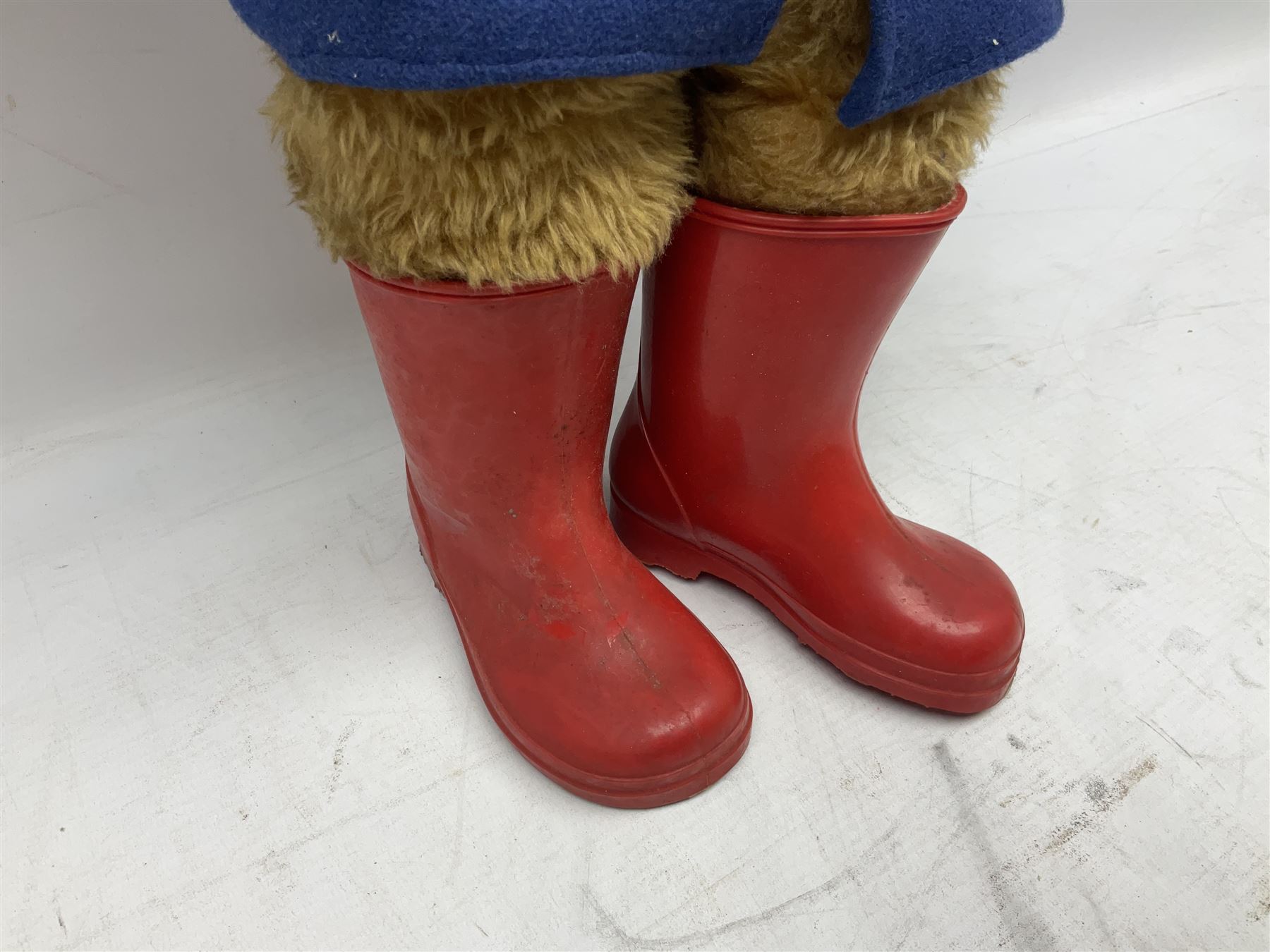 Paddington Bear in a blue felt jacket and black felt hat - Image 2 of 6