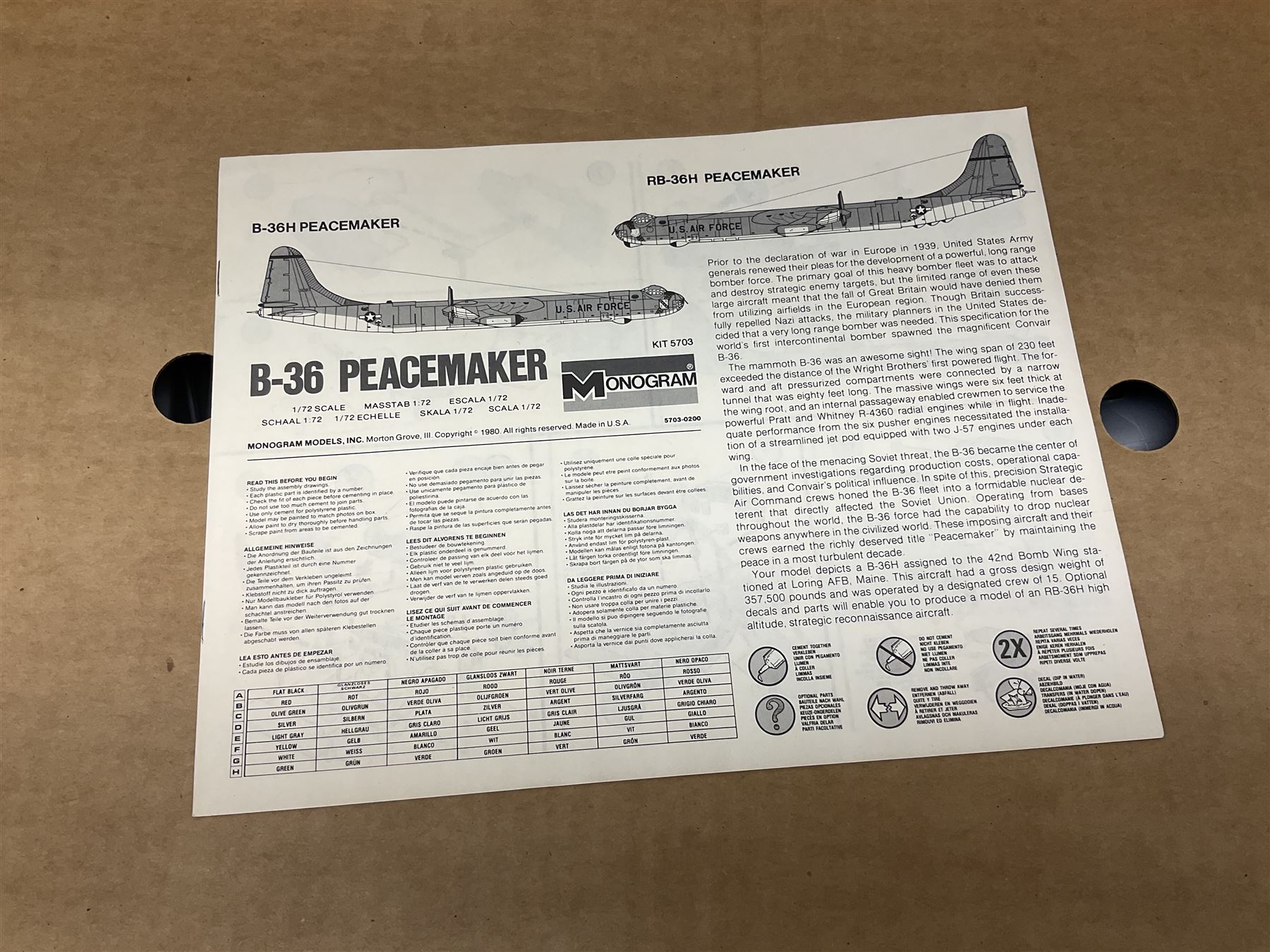 Monogram B-26 Peace Maker Aircraft model kit - Bild 11 aus 11