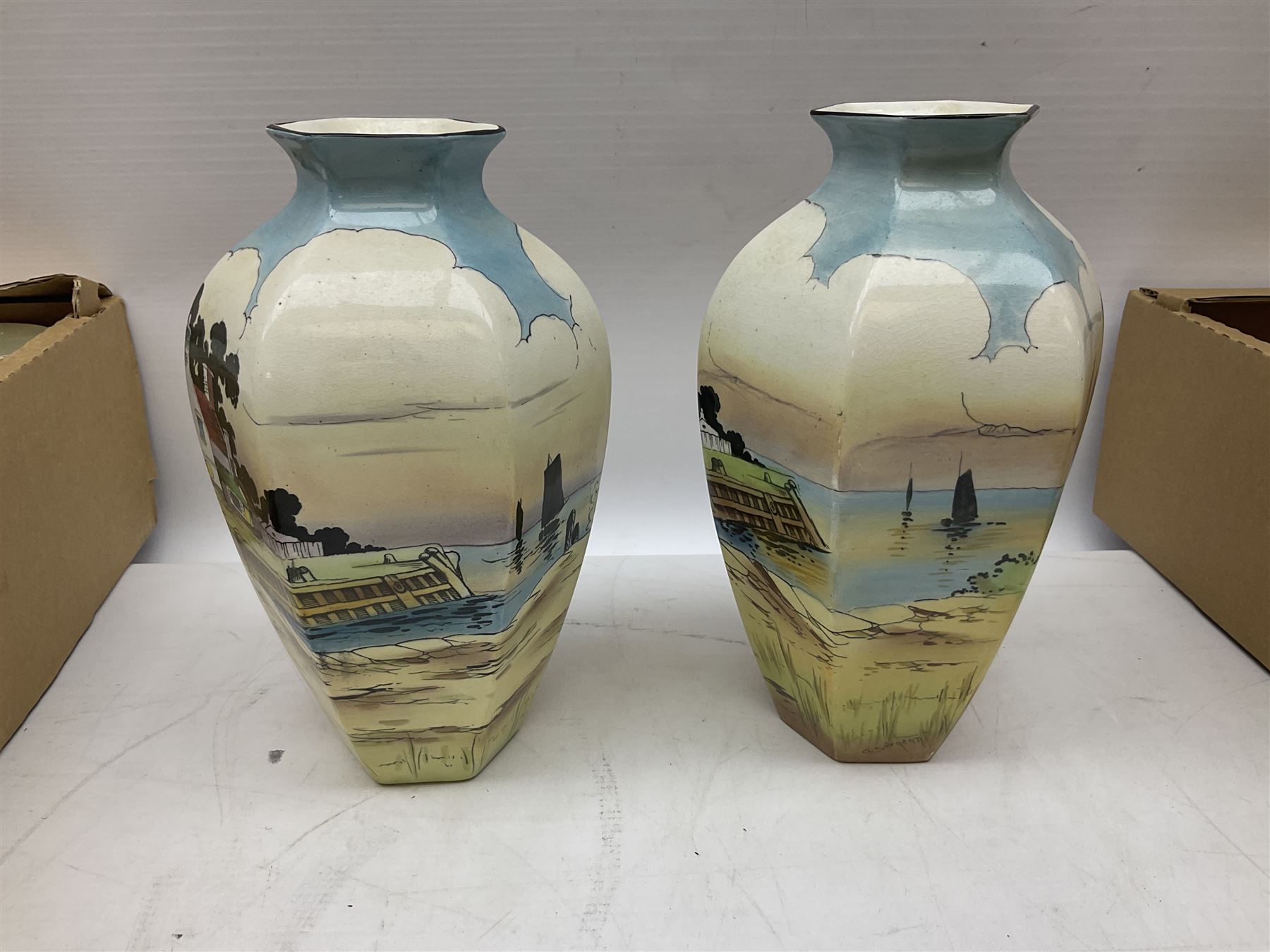 Pair of Grimwades Quaint Characters vases - Image 4 of 10