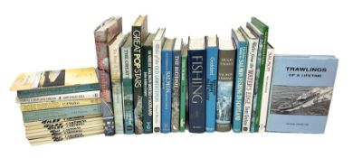 Collection of books relating to fishing