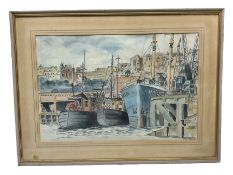 C A Hagyard (British 20th century): 'Scarborough Harbour'