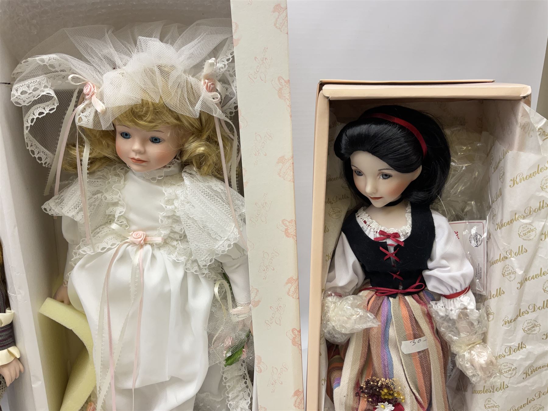 Seven dolls to include 'Heroines From The Fairytale Forest' Knowles Snow White - Image 5 of 13