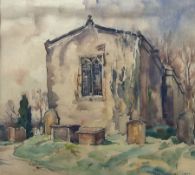 Frederick (Fred) Lawson (British 1888-1968): Redmire Church