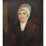 English School (mid 19th century): Portrait of 'Mrs Barnet'