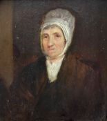 English School (mid 19th century): Portrait of 'Mrs Barnet'