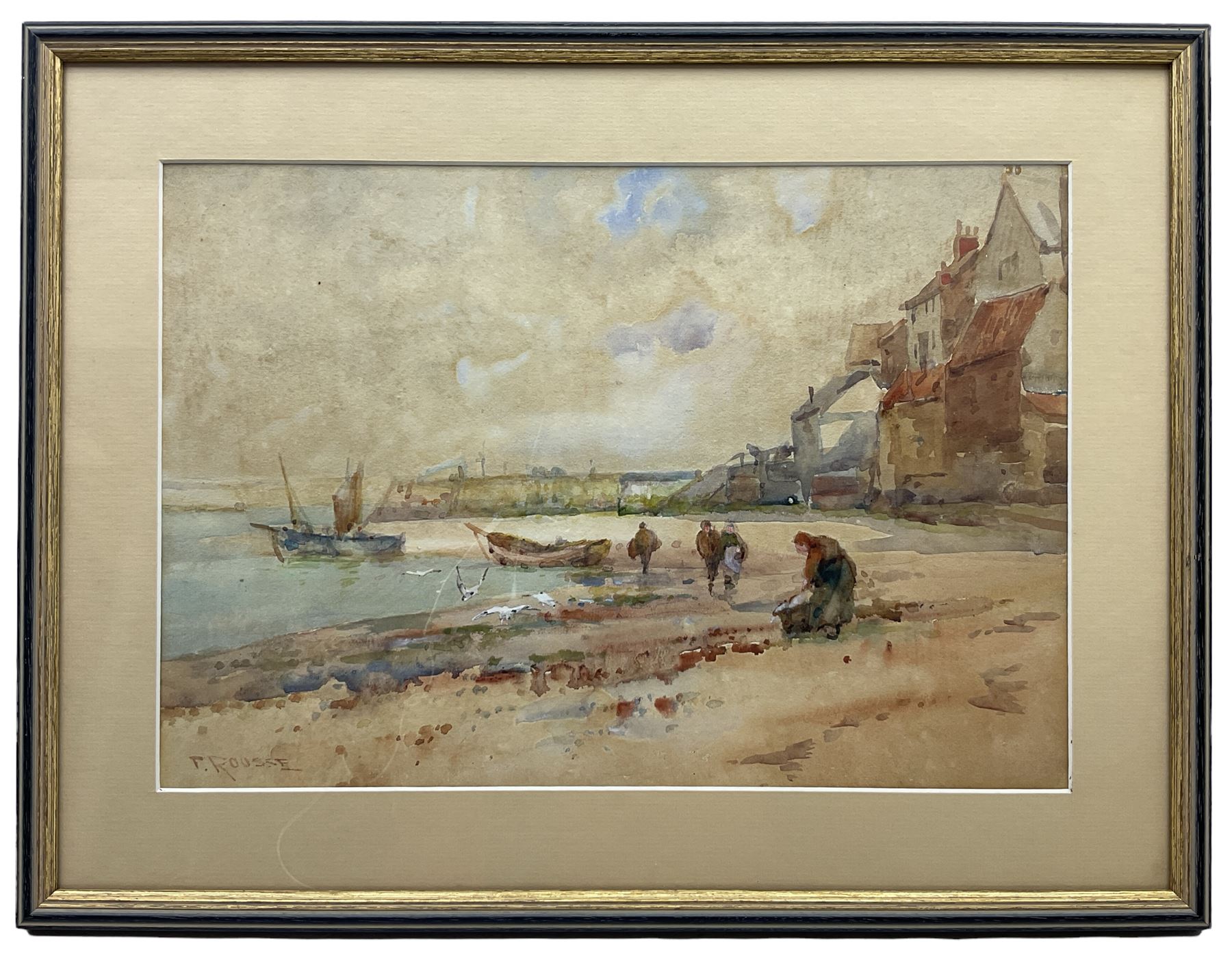 Frank Rousse (British fl.1897-1917): Tate Hill Sands Whitby - Image 2 of 2