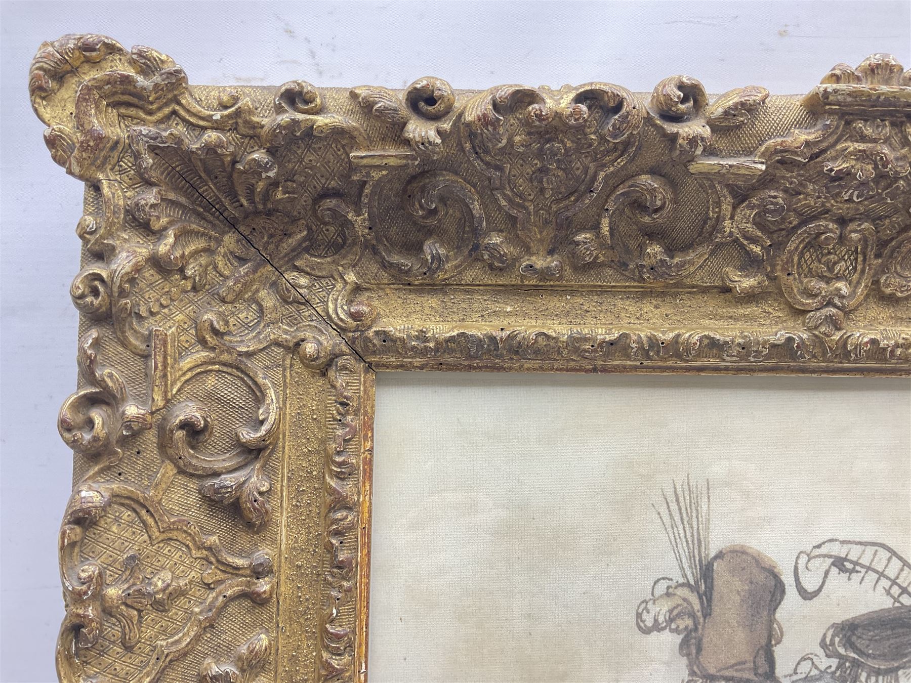 FRAMES - 19th century ornate gilt wood picture frame - Image 2 of 4