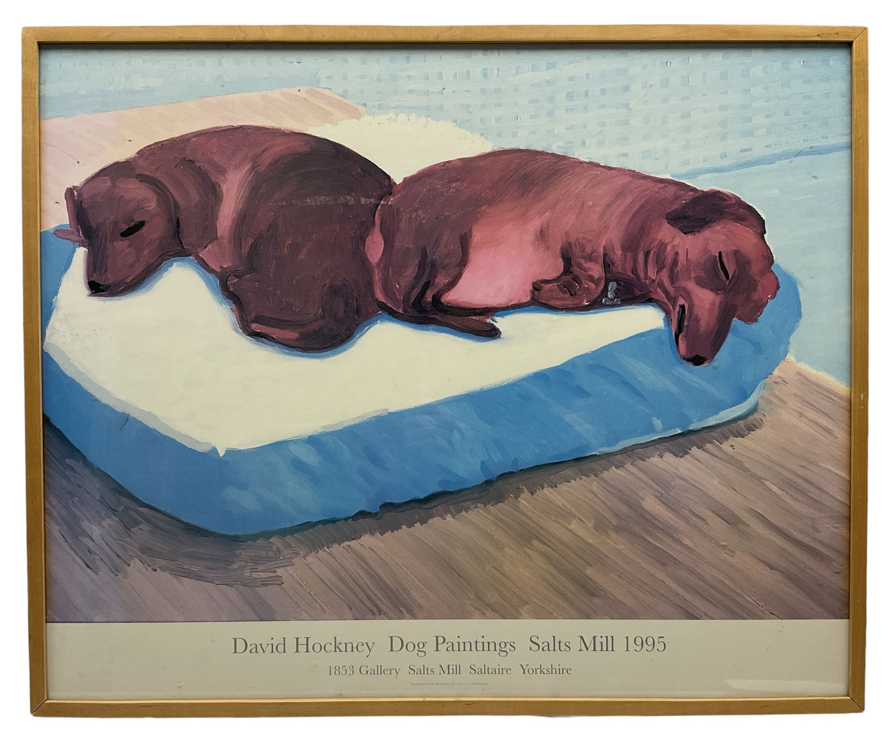 After David Hockney (British 1937-): 'Dog Paintings Salt Mill 1995' - Image 2 of 2