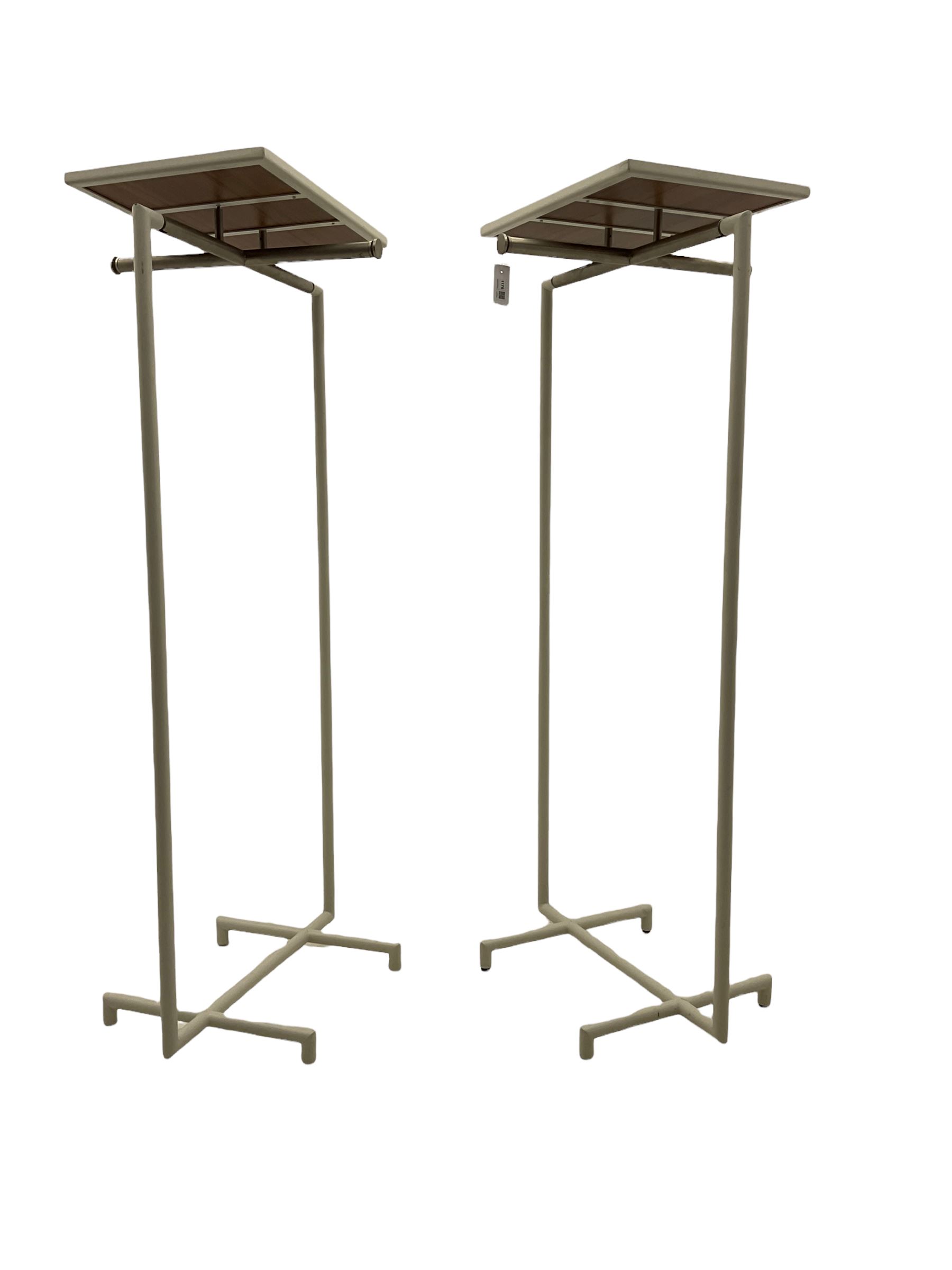 Pair of contemporary shops display clothes rails - Image 2 of 6