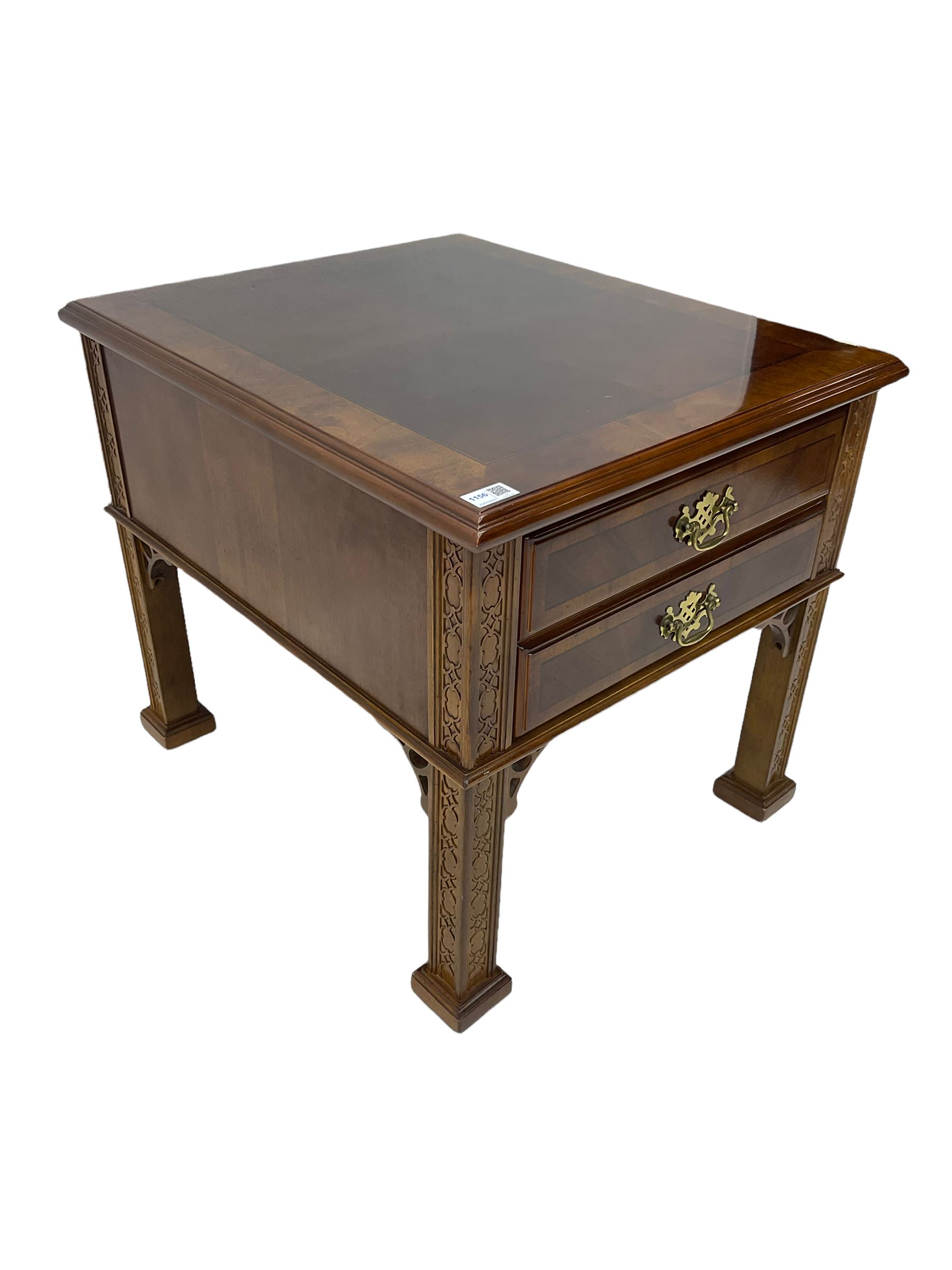 Georgian design mahogany lamp table - Image 5 of 6