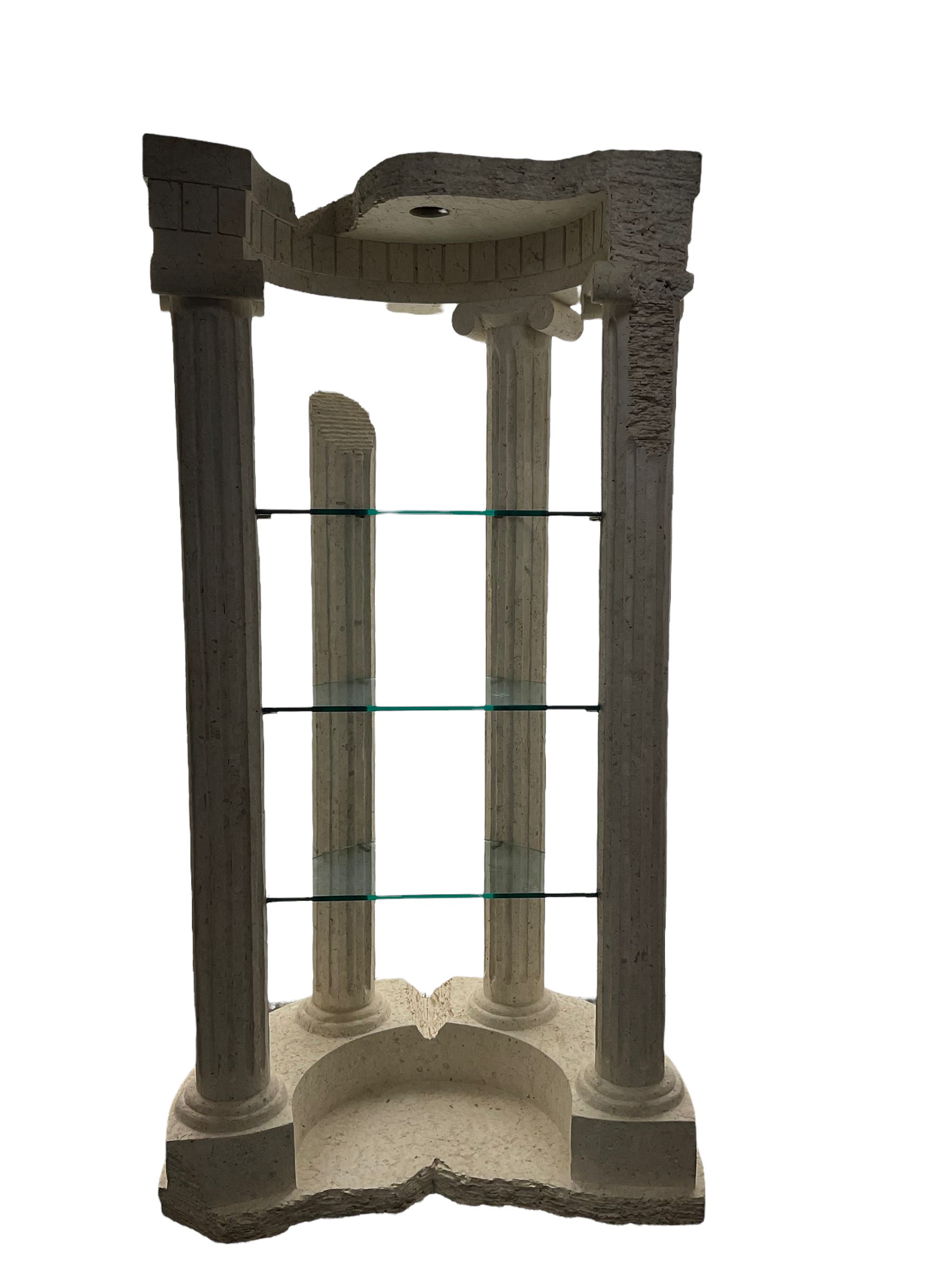 Cast architectural stone effect column display stand - Image 6 of 6