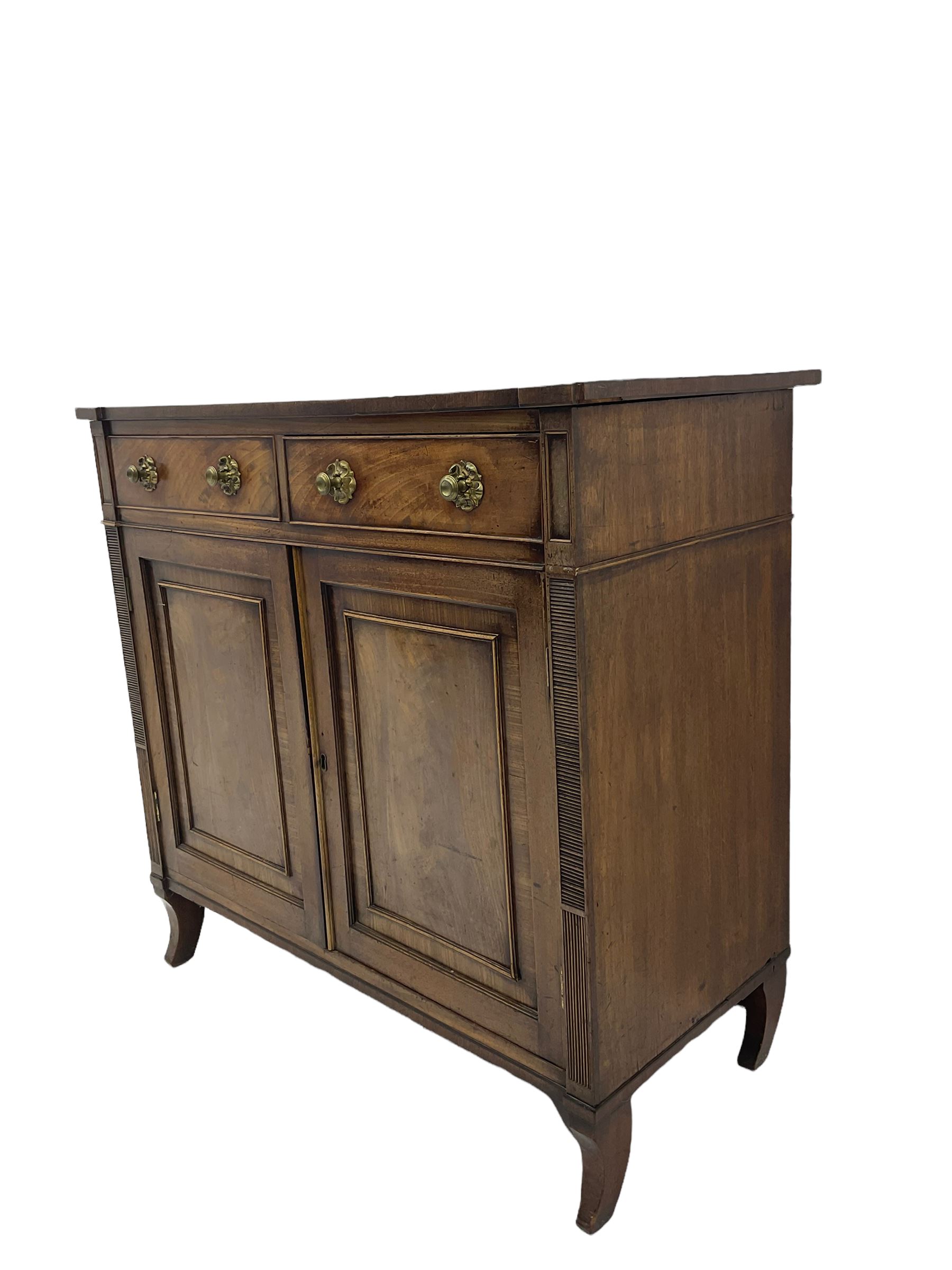 Regency period mahogany side cabinet - Image 4 of 10