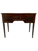 19th century mahogany low-boy side table