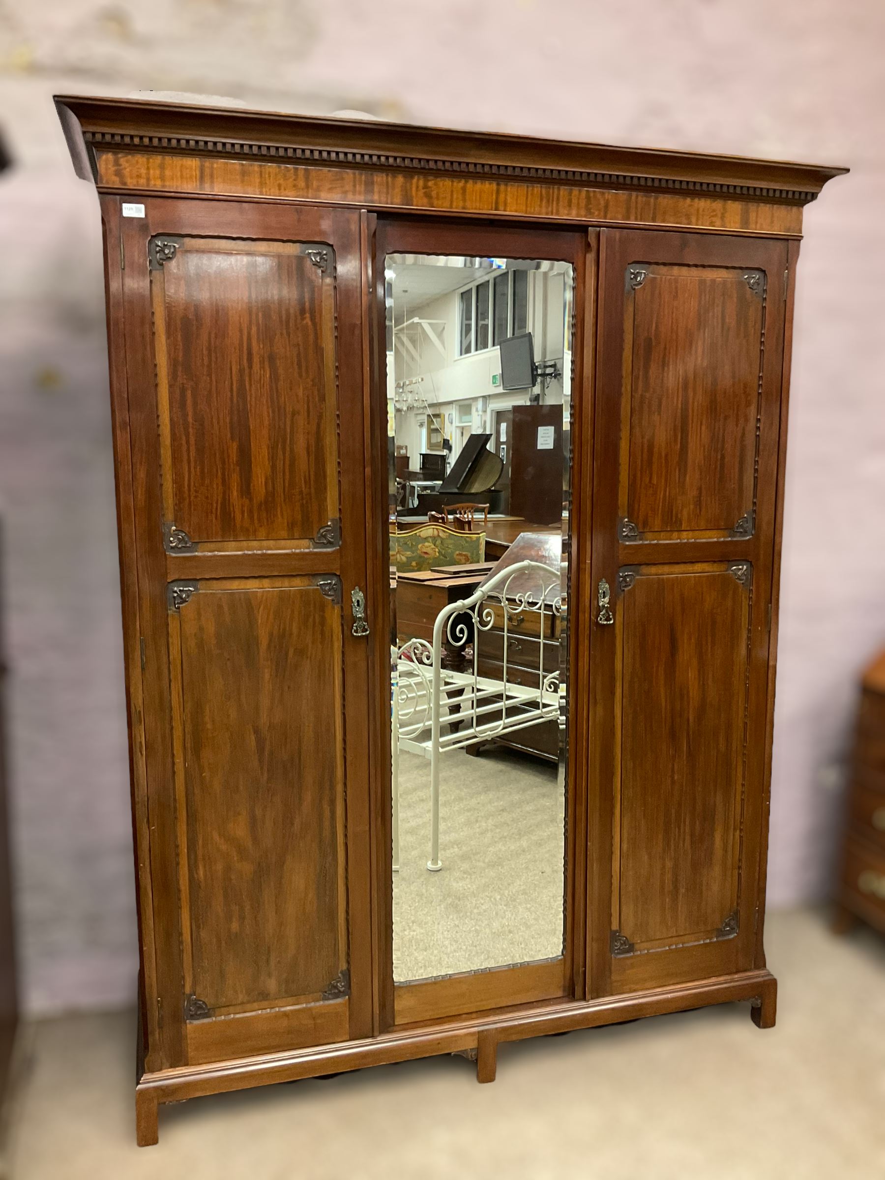 Early 20th century mahogany wardrobe