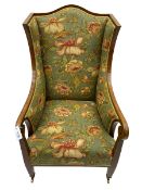 Edwardian mahogany armchair