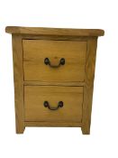 Oak pedestal chest