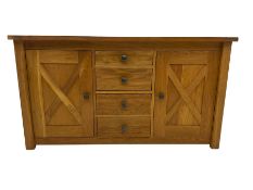 Solid oak sideboard