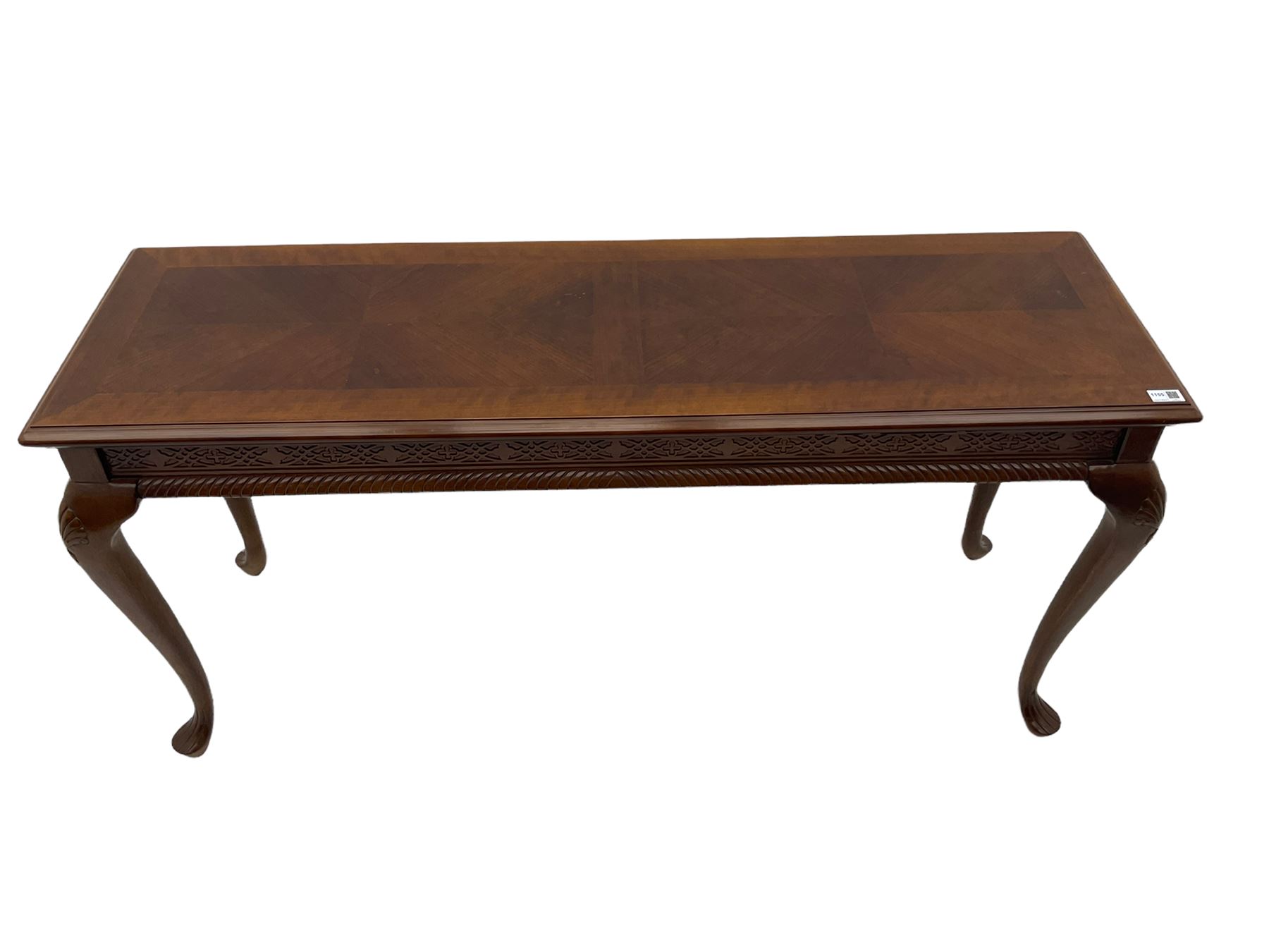 Georgian design mahogany console table - Image 3 of 7