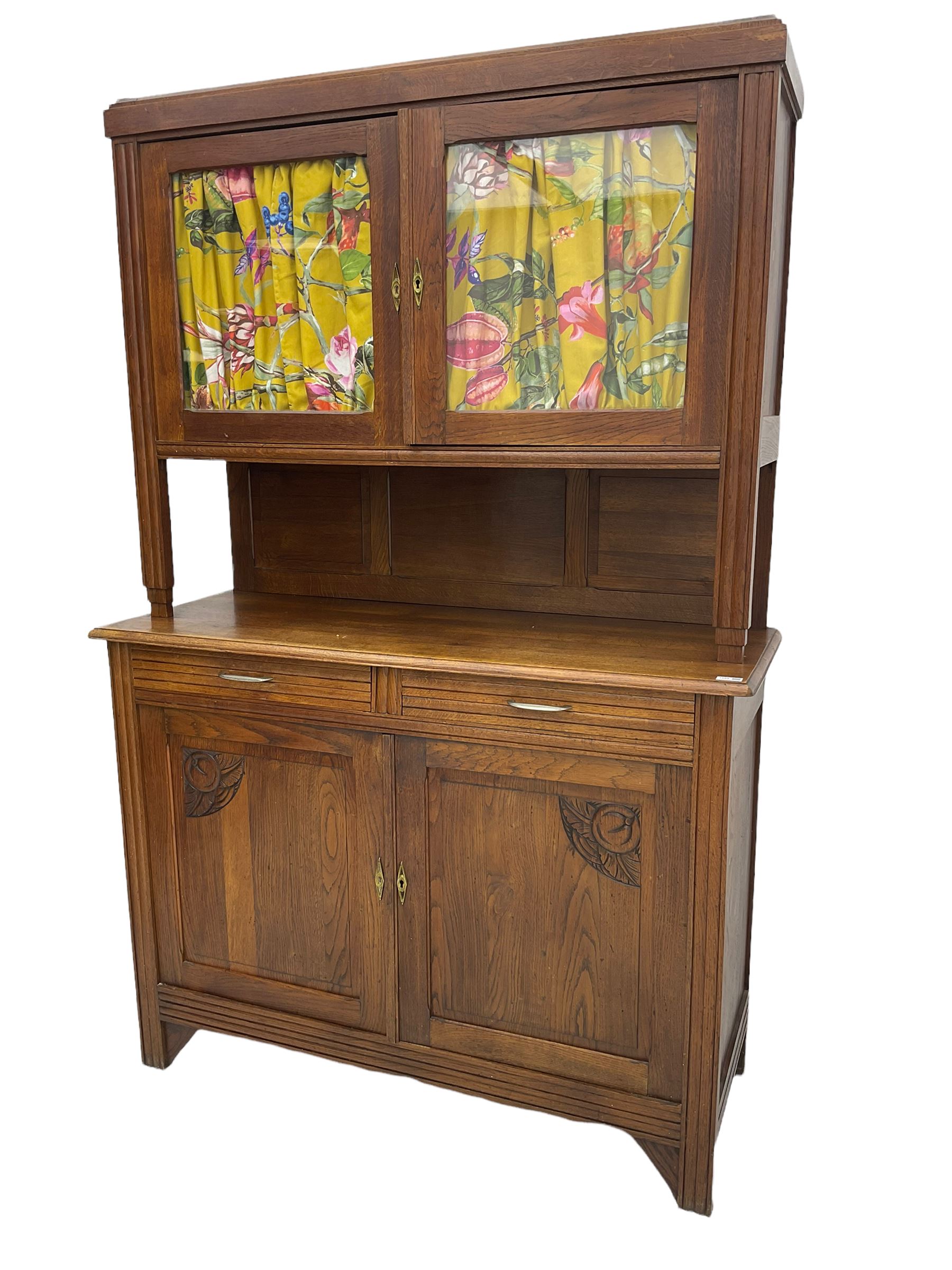 Early to mid-20th century oak dresser - Image 3 of 8