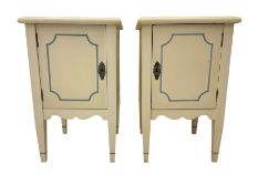 Laura Ashley - pair of painted bedside cabinets