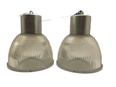 Pair of 'Haolophane' pendant lights