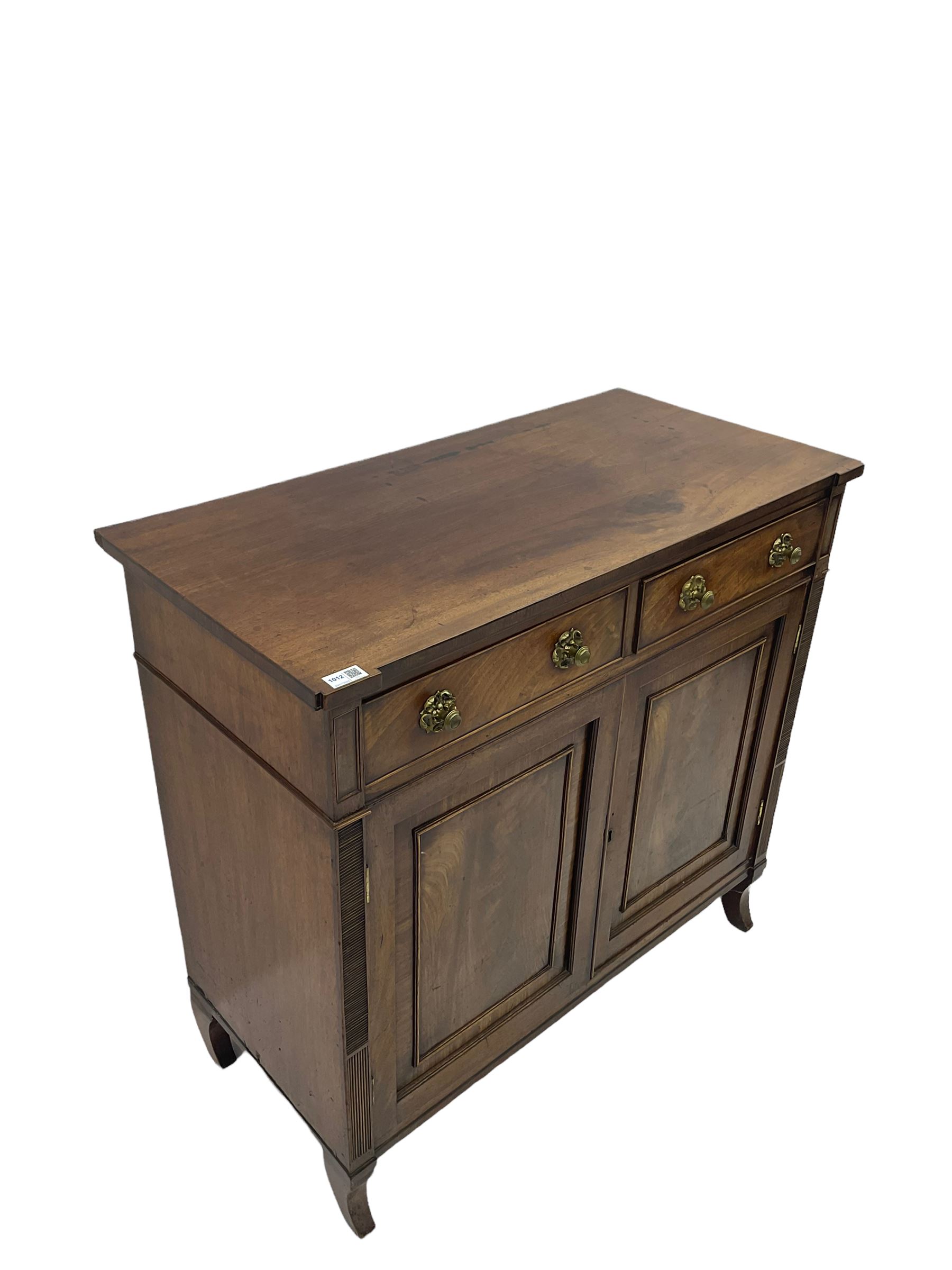 Regency period mahogany side cabinet - Image 7 of 10