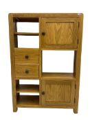 Combination oak wall unit