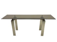 Contemporary console table