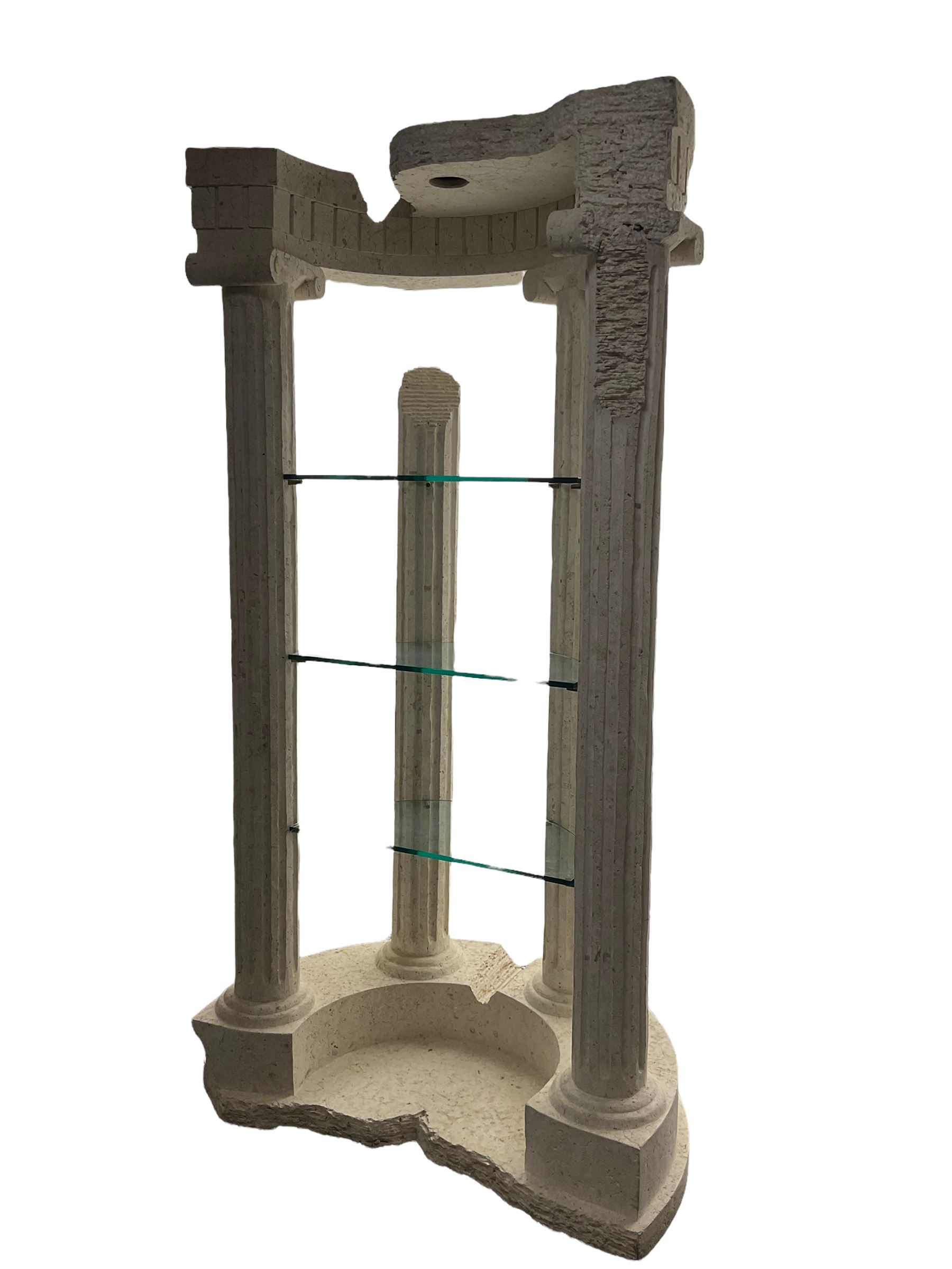 Cast architectural stone effect column display stand - Image 3 of 6