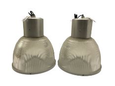 Pair of 'Haolophane' pendant lights