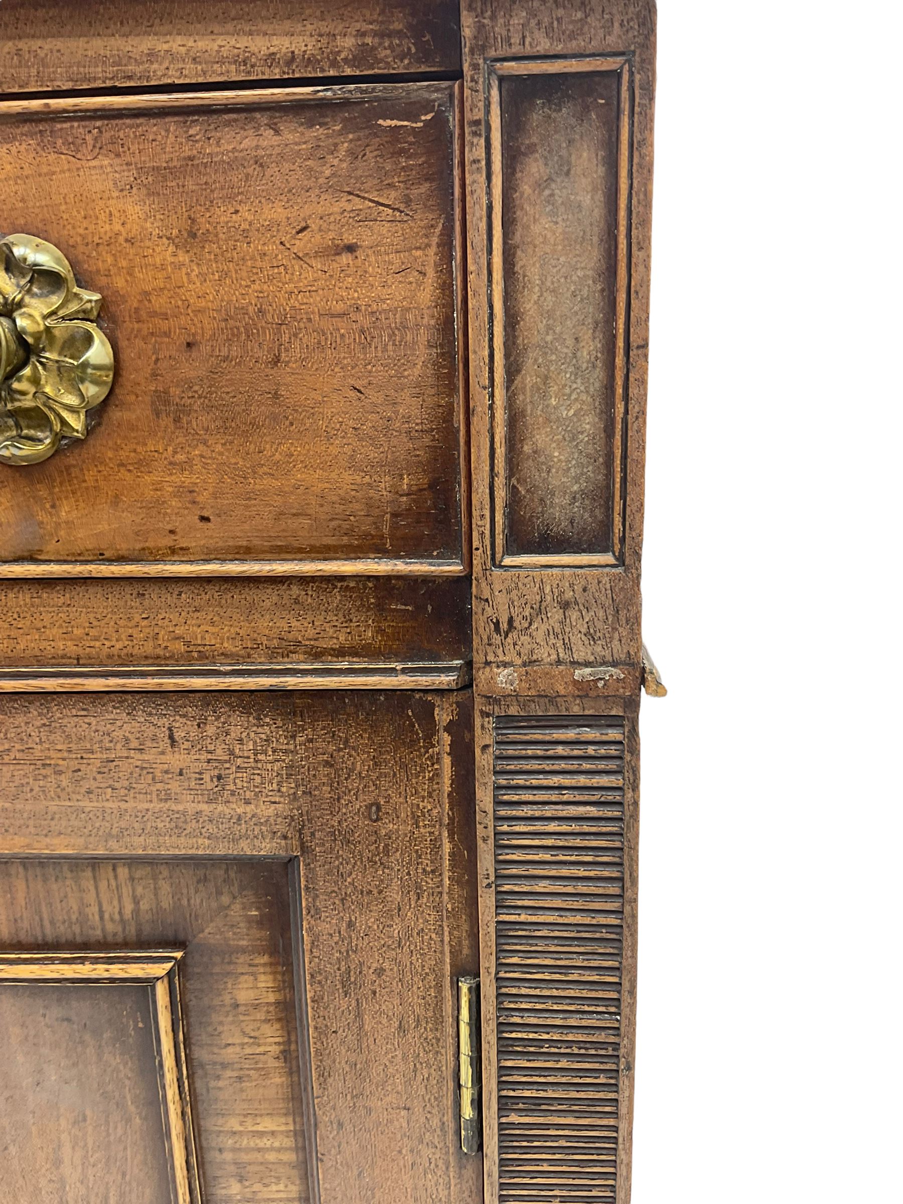 Regency period mahogany side cabinet - Image 10 of 10