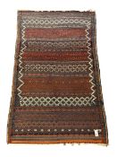 Flat-woven rug