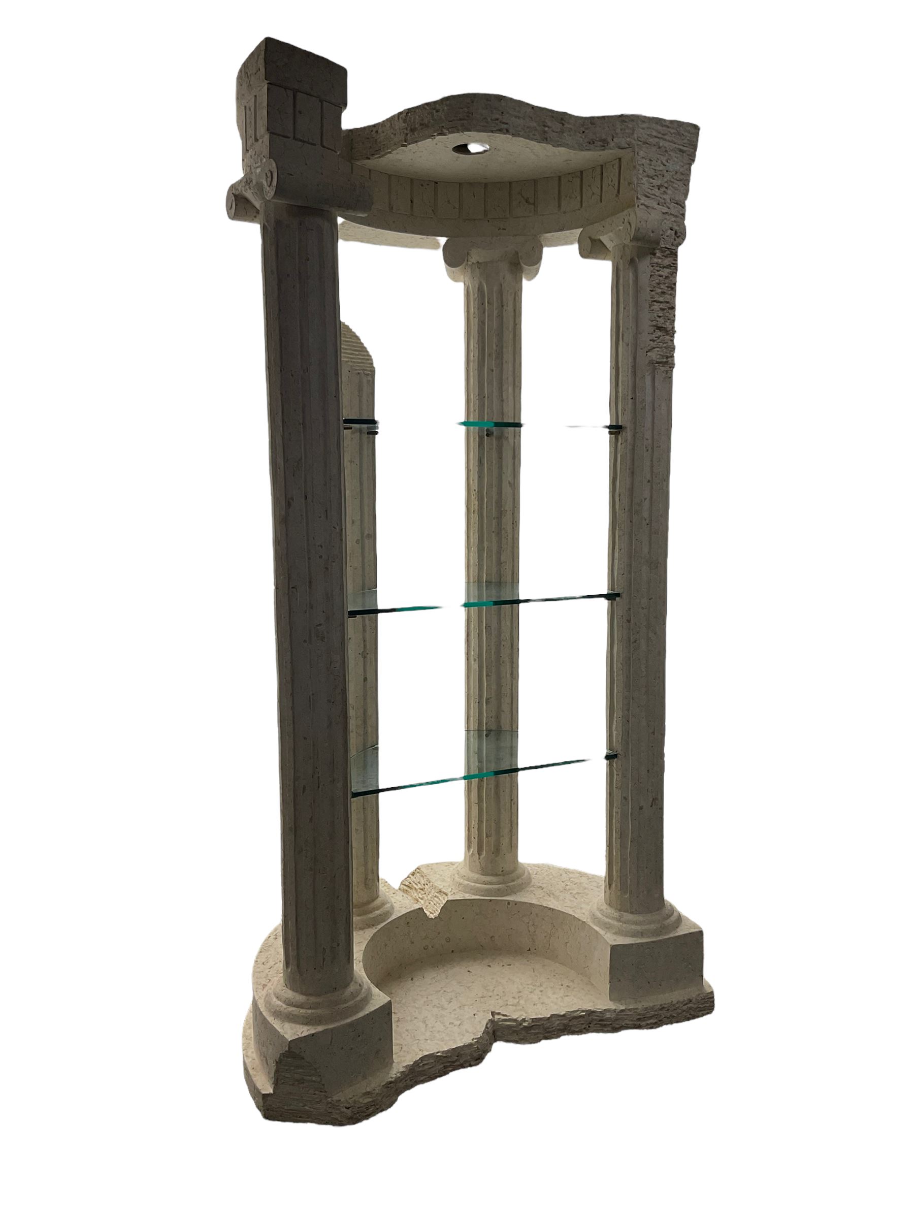 Cast architectural stone effect column display stand - Image 2 of 6