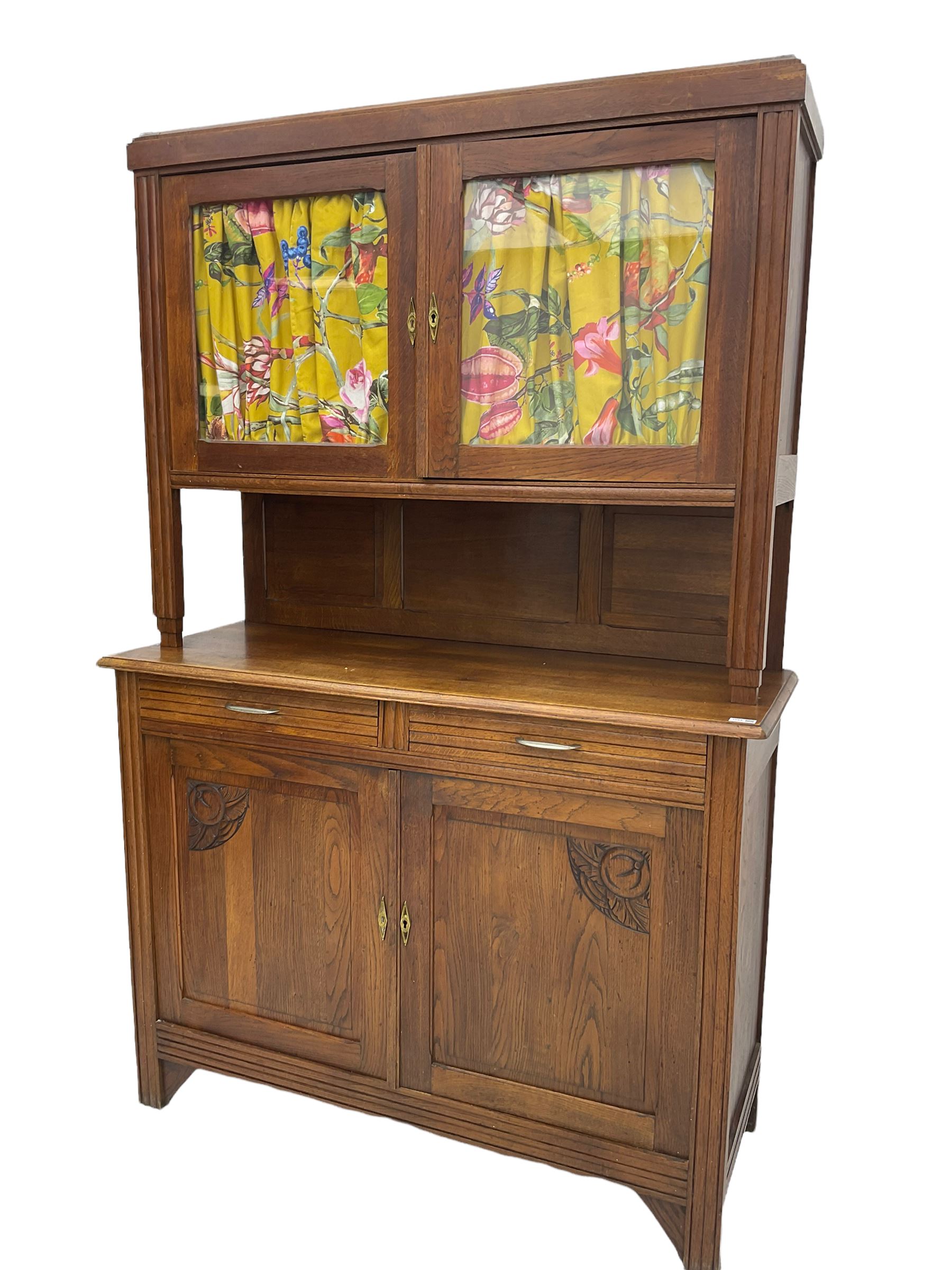 Early to mid-20th century oak dresser - Image 2 of 8