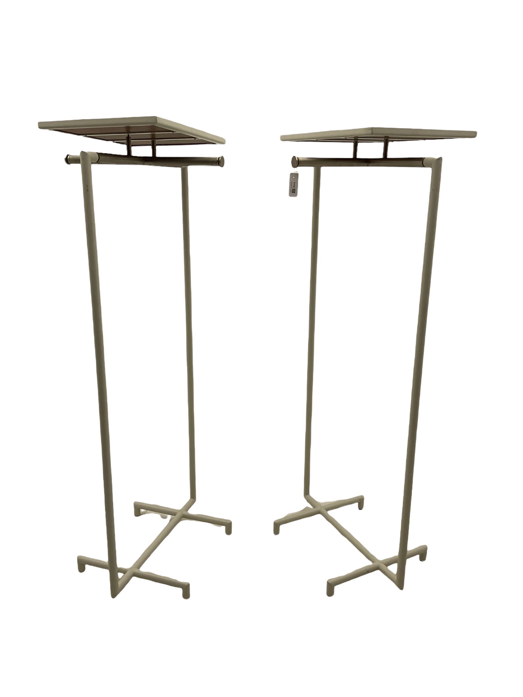 Pair of contemporary shops display clothes rails - Image 5 of 6