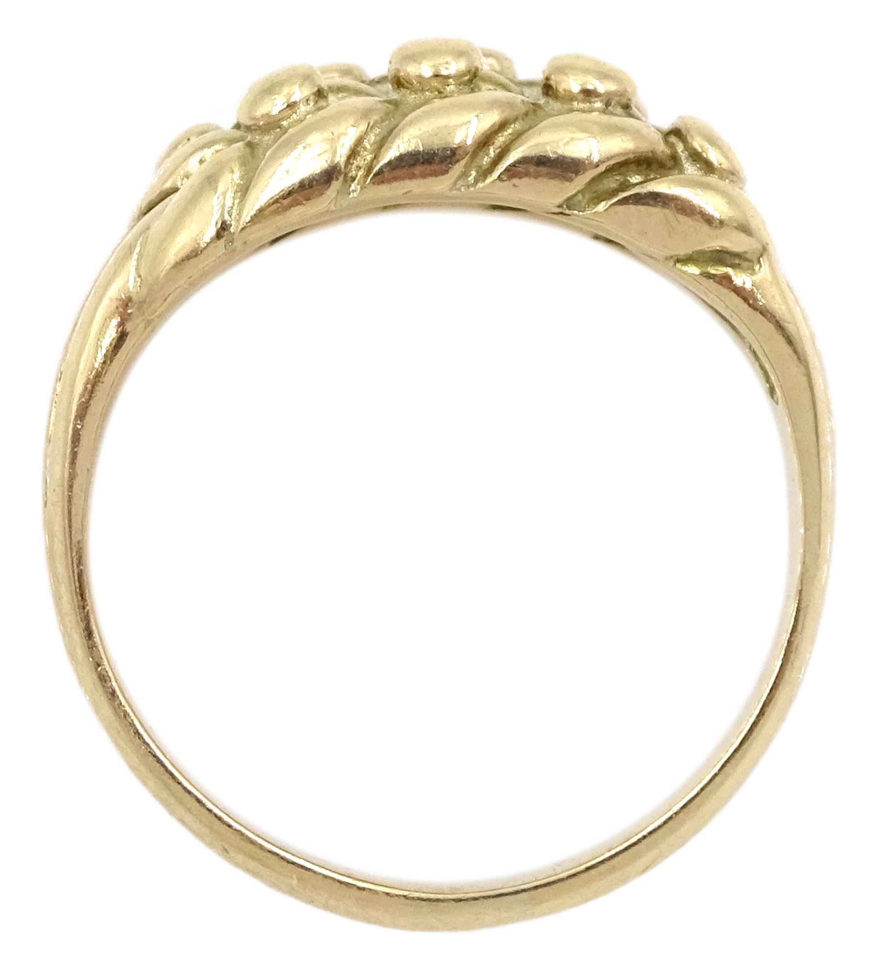9ct gold keeper ring - Image 4 of 4