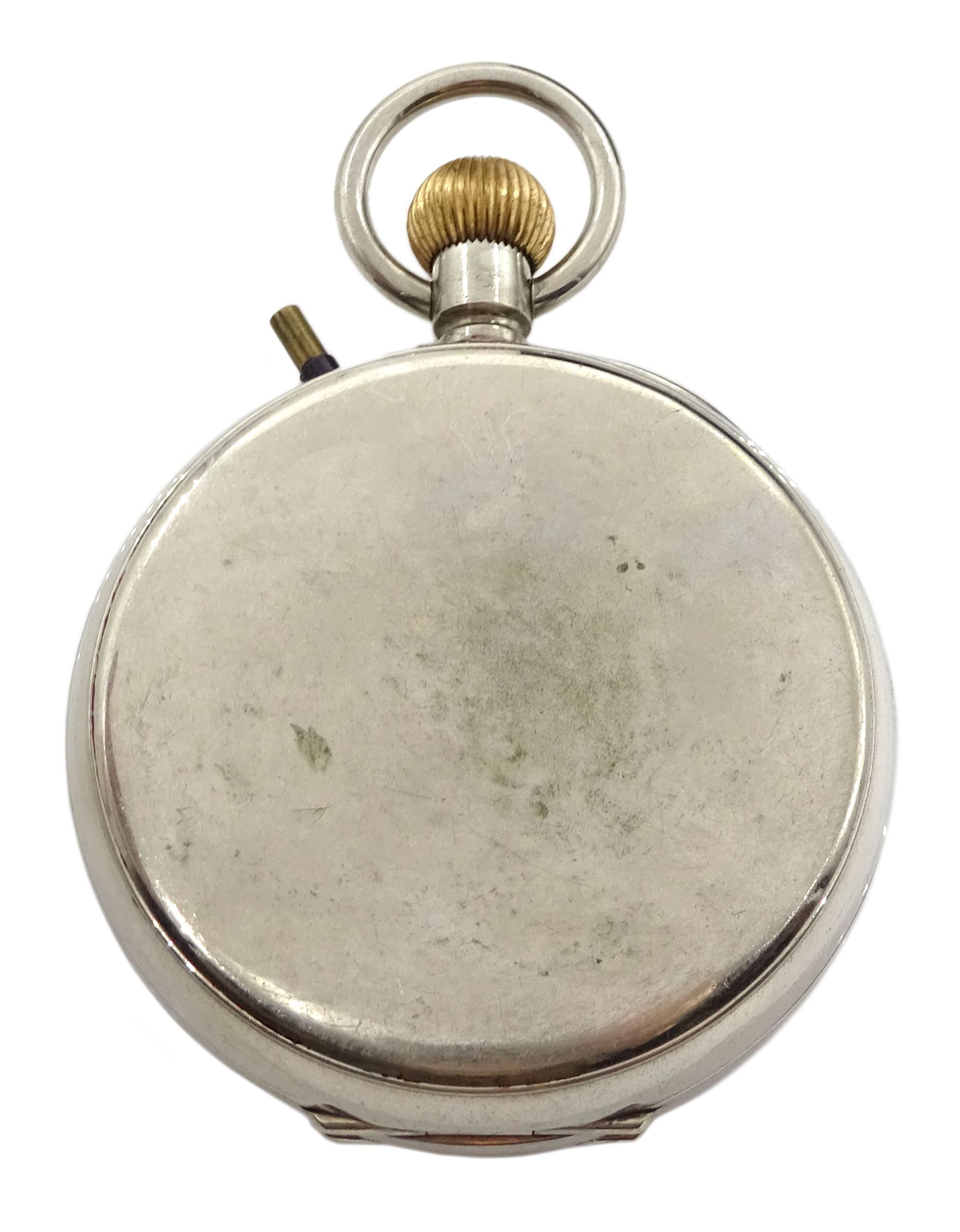 Early 20th century goliath keyless Swiss lever pocket watch by M M & Co - Image 3 of 6