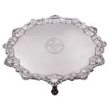 George III silver waiter