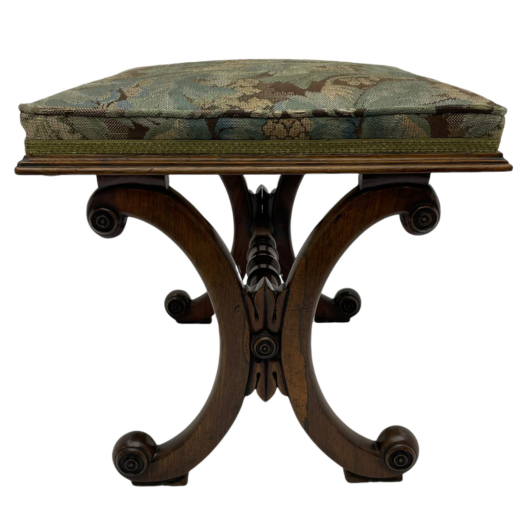 Regency rosewood stool - Image 6 of 6