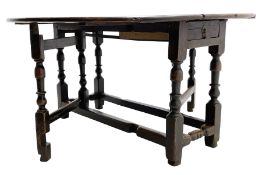 17th century oak dining table