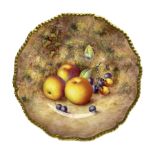 Mid 20th century Royal Worcester cabinet plate decorated by John Freeman