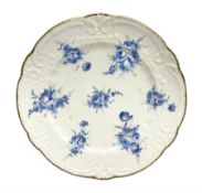 Early 19th century Nantgarw 'Lady Seaton' porcelain plate
